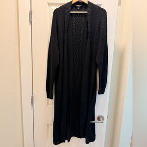 Simply Vera Wang Black Knit Cardigan